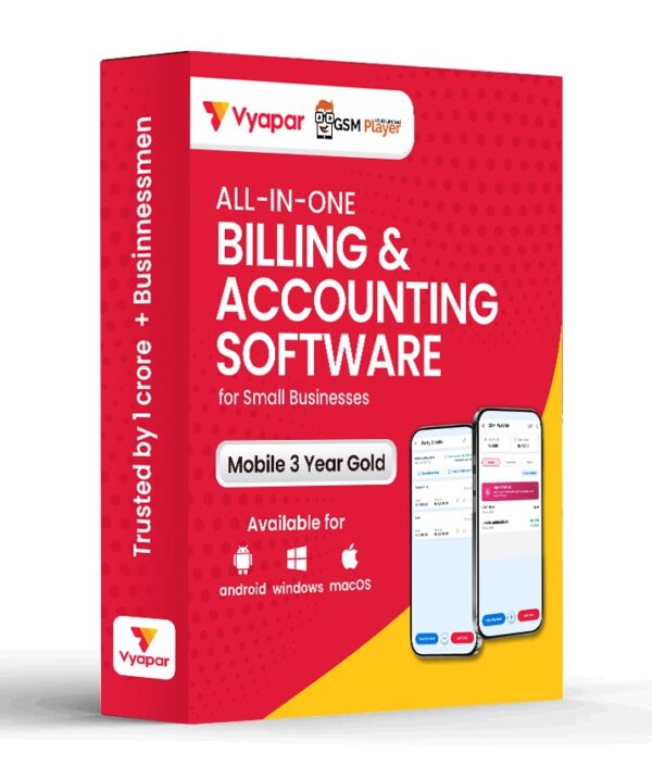 Vyapar Mobile - Gold - 3 Years