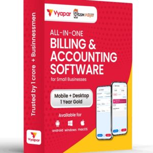 Vyapar Mobile + Desktop - Gold - 1 Year