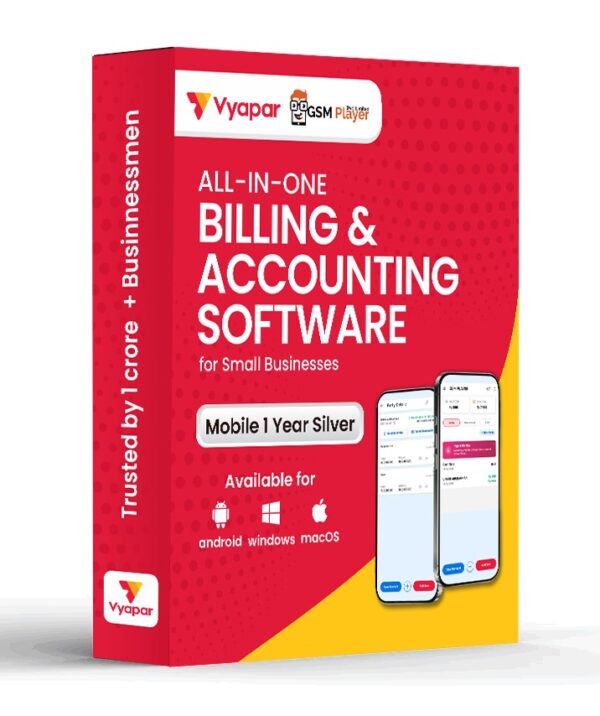 Vyapar Mobile - Silver - 1 Year