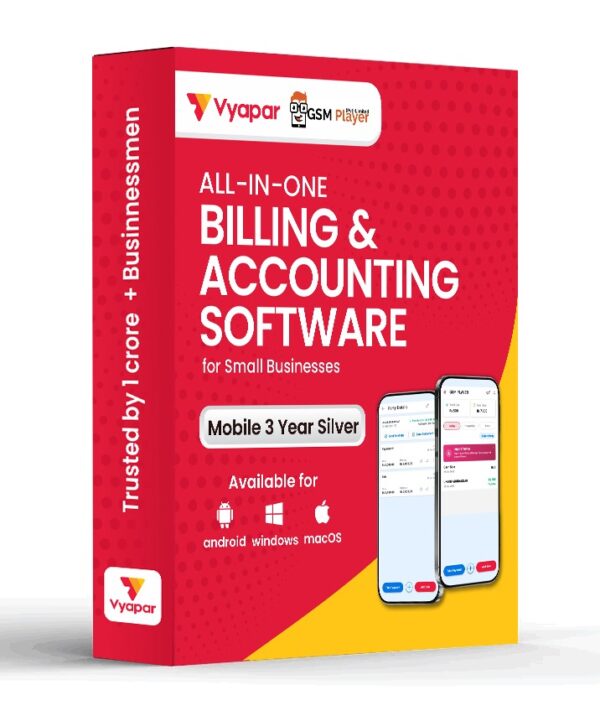 Vyapar Mobile - Silver - 3 Years