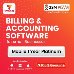 Vyapar Mobile 1 Year Platinum