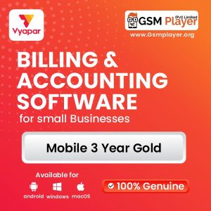 Vyapar Mobile 3 Year Gold
